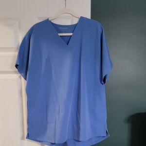Mandala Scrubs Woman's Oversized V-Neck Srub top